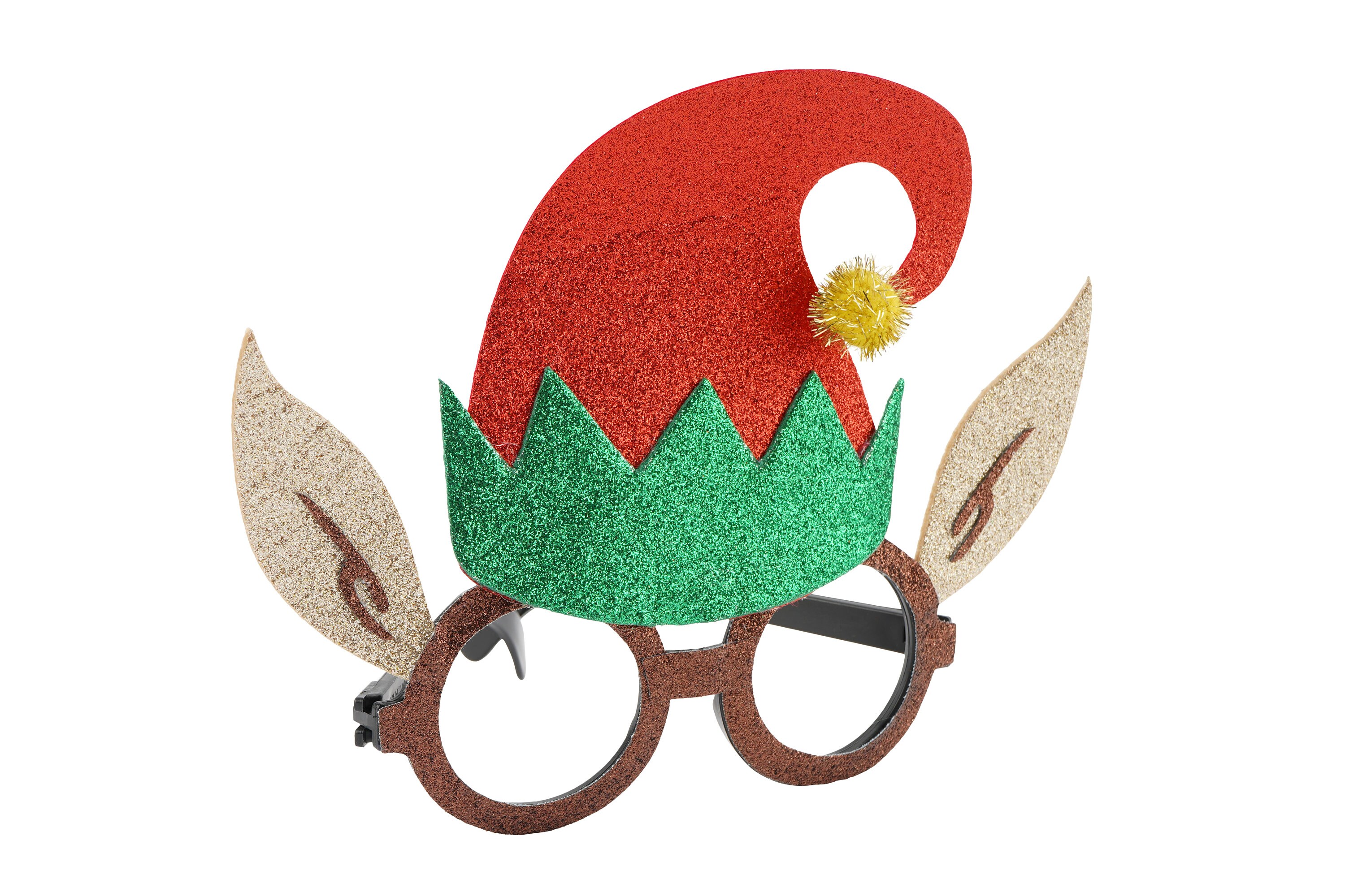 Set of 2 Elf Christmas Novelty Glasses Etsy