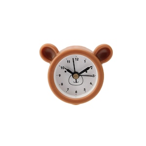 Mini Bear Head Shaped Alarm Clock In Gift Box