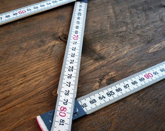 Folding Wooden Ruler | Extendable 1M Measuring Stick