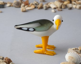 Glass Seagull • Gift Box • Decoration • Ornament • Collectable • Gift For Home