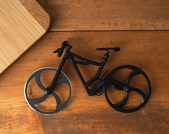 Cortador de pizza en bicicleta Dapper Chap 'King Of The Pizza'