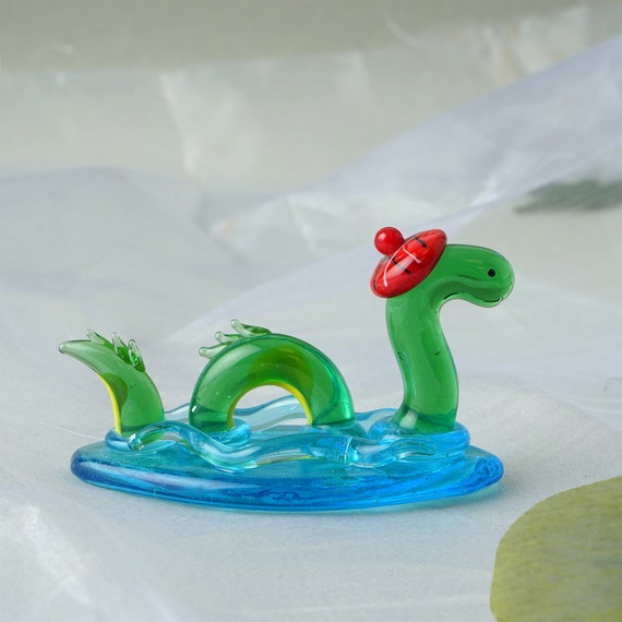 Glass Loch Ness Monster Ornament • Nessie Collectible Gift