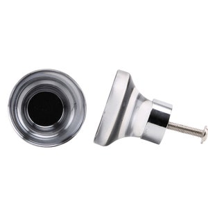 Set of 2 | Grey Acrylic Drawer Pulls • Cabinet Pull • Drawer Knob • DIY Upcycle • Gifts for Home • Home Improvement • Rennovations