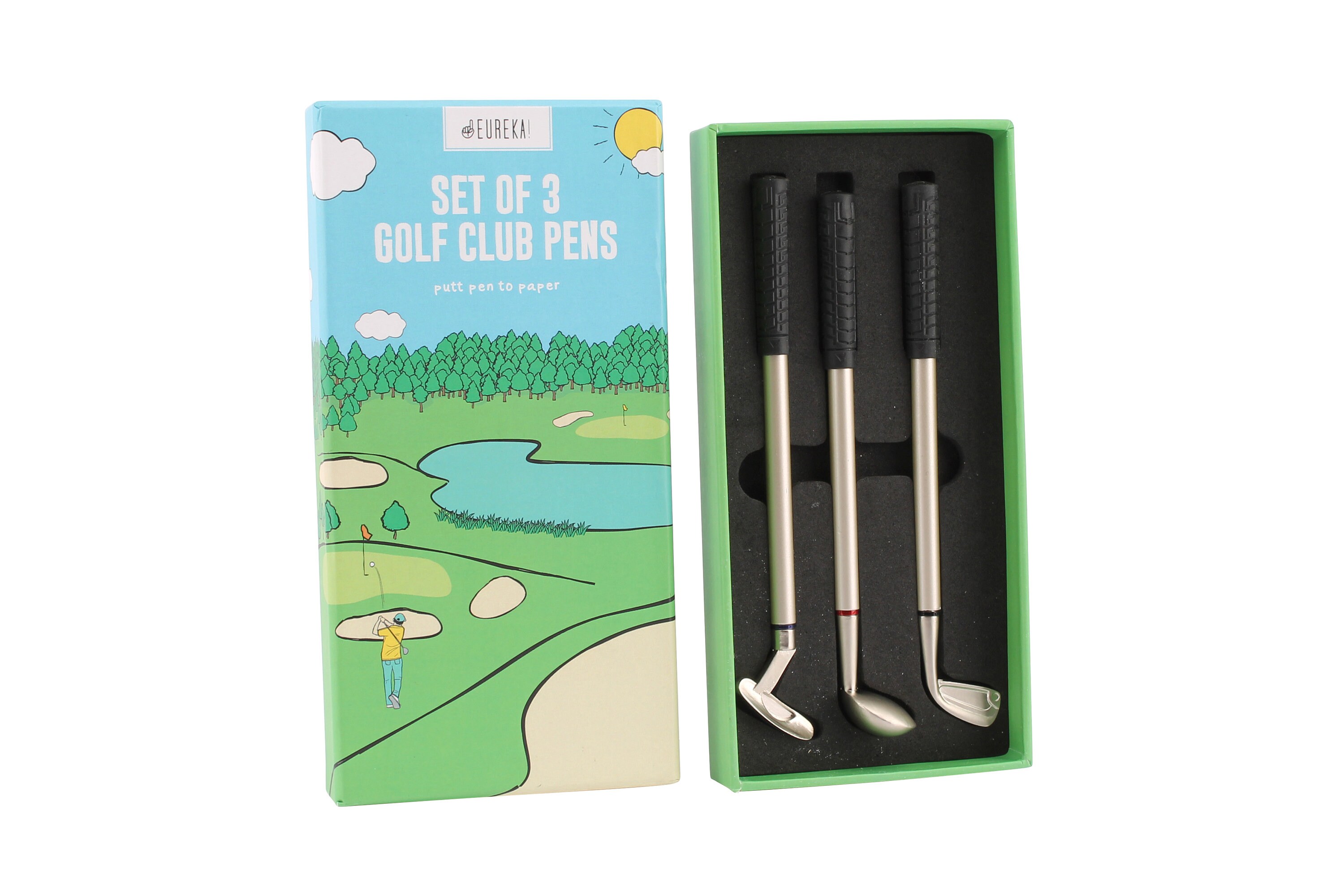 Set of 3 Golf Club Pens Etsy