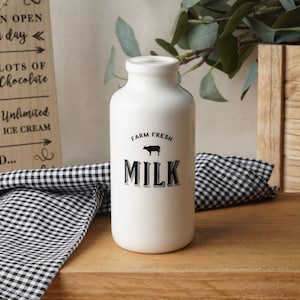 Loft &#39;Farm Fresh&#39; Ceramic Milk Bottle In Gift Box