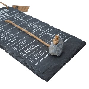 String Weather. Gift Weather Slate Hanging Sign | Humorous Weather Reader | Forecaster ...