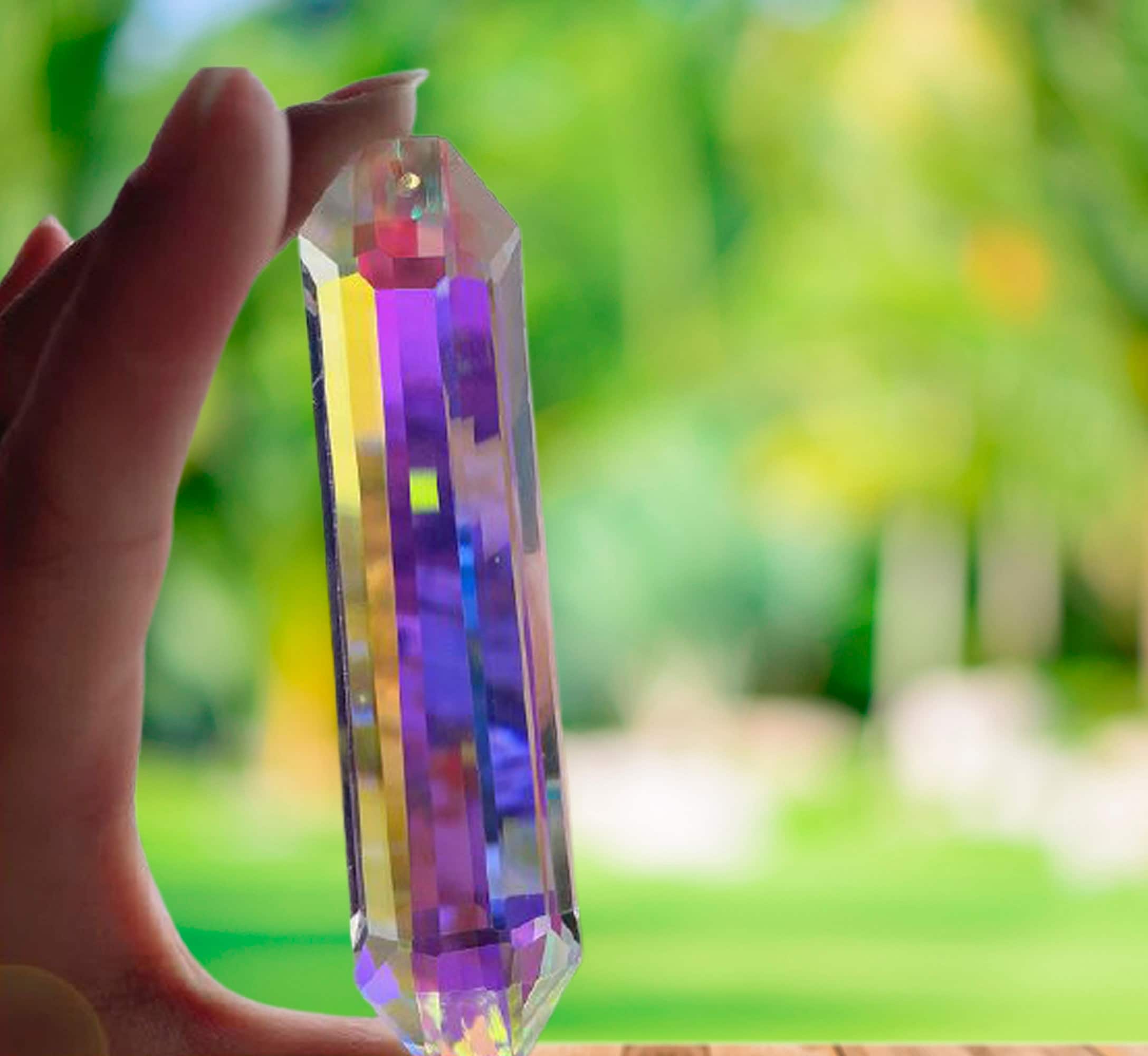 Crystal Prism Suncatcher, Rainbow Maker, Window Hanging Decoration