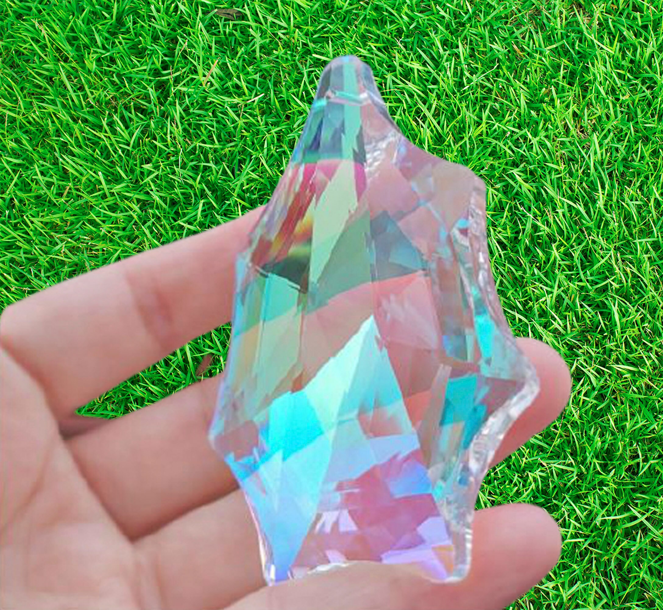 Hanging Crystal Suncatcher, Rainbow Maker, Window Hanging Home