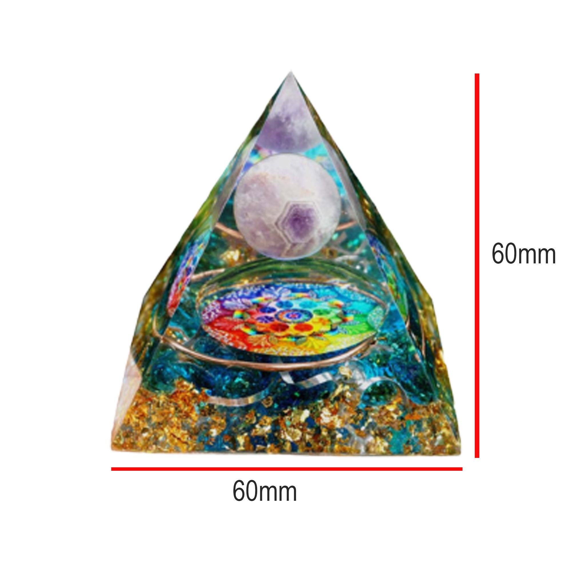 Epoxy Resin pyramid Energy pyramid orgonite pyramid EMF Etsy