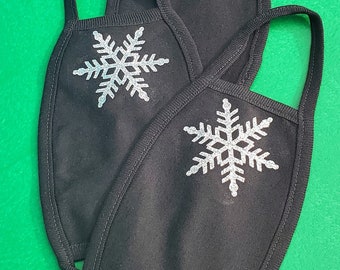 Winter Snowflake Face Covering Mask