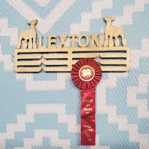 Custom Award Ribbon / Medal Holder Any Animal or Sport