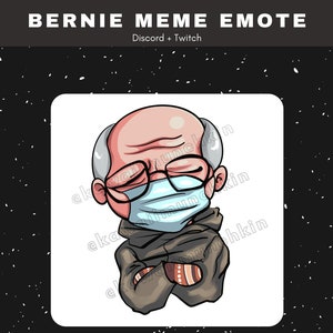 Bernie Sanders Mittens Twitch Emote