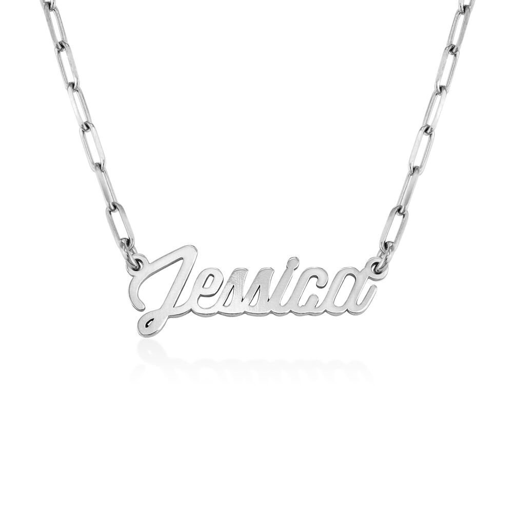Personalized Chain Link Script Name Necklacecustom Name Necklacename