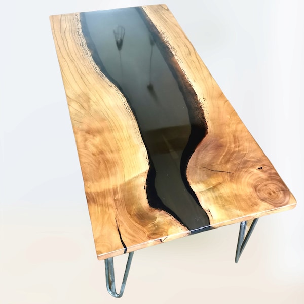 River table noire epoxy