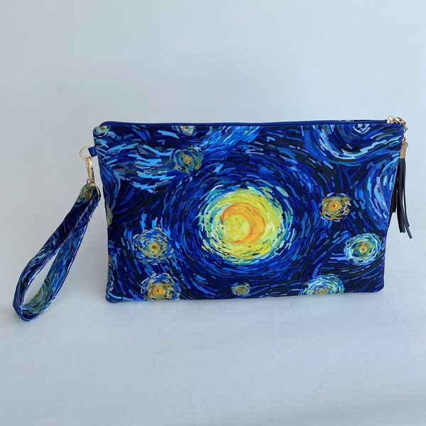 SMALL CANVAS CLUTCH A NIGHT TO REMEMBER