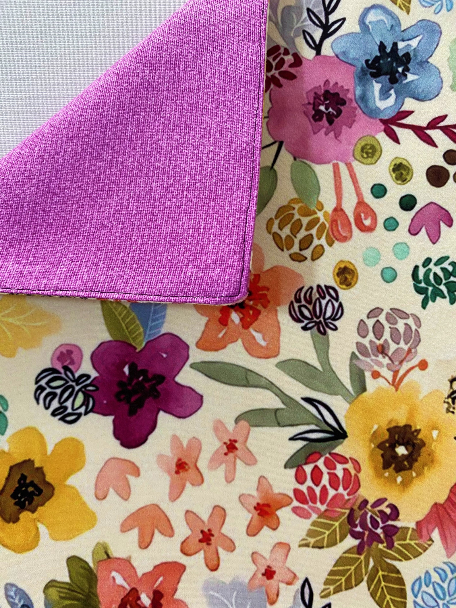 Placemat Set 4 6 8 10 Pieces Colorful Flower Pattern Etsy Denmark