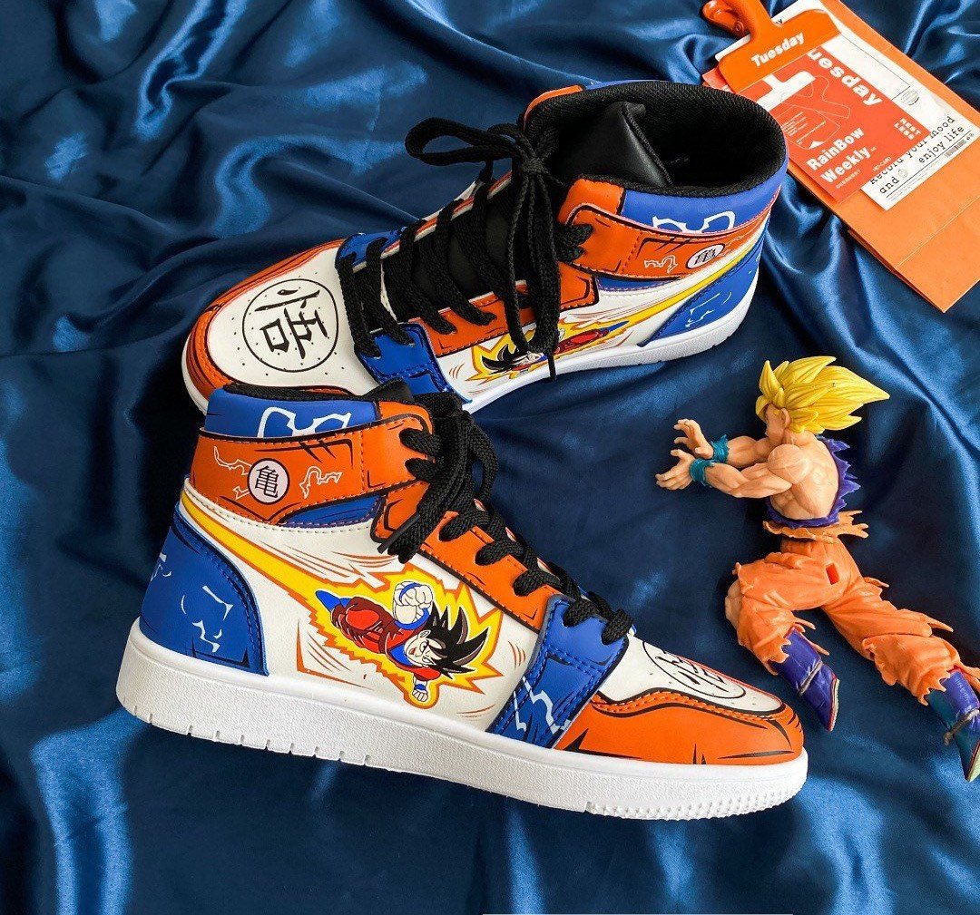 Leo un libro Céntrico Serpiente Dragon ball z shoes - Etsy España