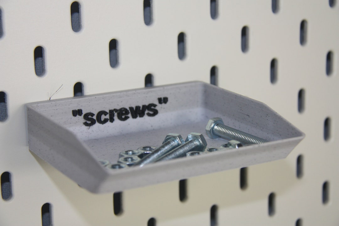 Screw Organizer for Ikea Skadis Pegboard Christmas Gift Etsy