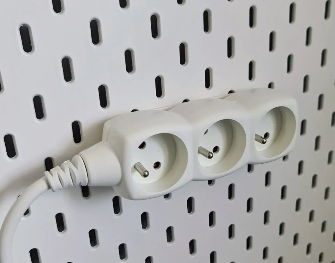 Ikea Kopple Extension Cord Mount for IKEA SKADIS Pegboard/ikea Etsy