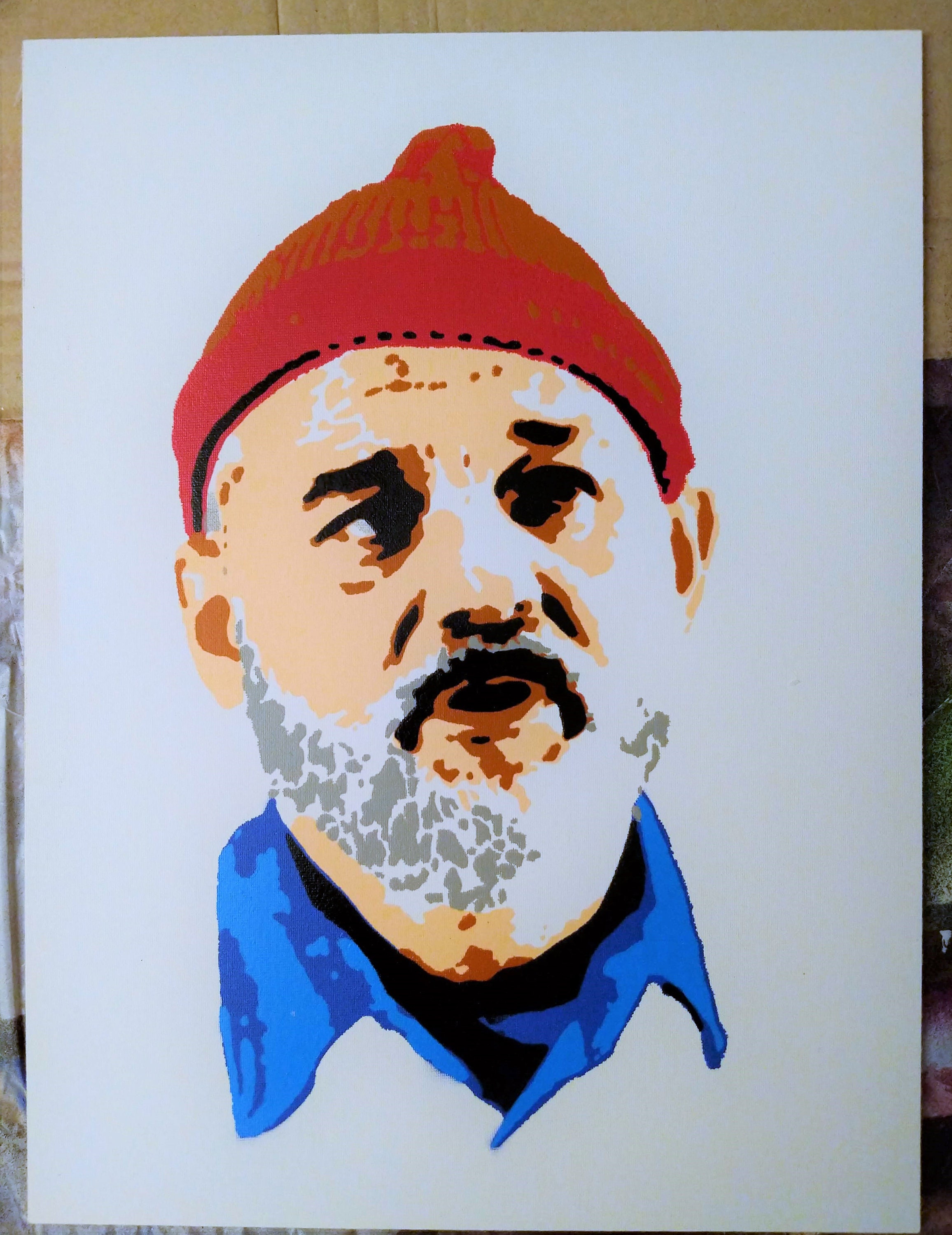 Bill Murray Stencil