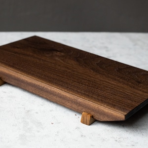 Japanese style serving board for sushi, cheese, snacks.