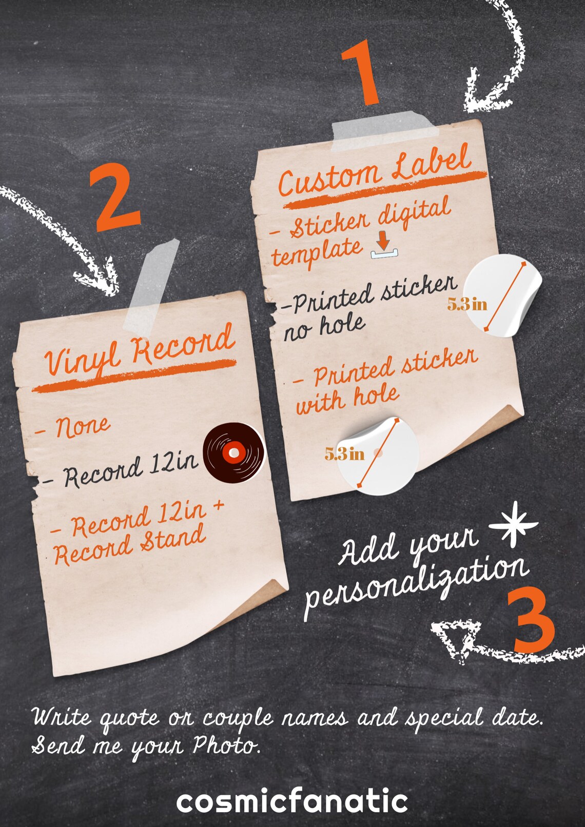 Photo Guest Book Record to Sign Custom Vinyl Record 12 In Etsy