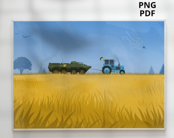 Glory to Ukraine - War booty - Ukraine png pdf downloads - Slava Ukraine - instant download - Stand with Ukraine