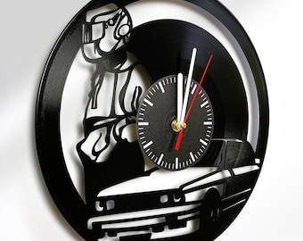 Blond Frank Vinyl Clock - Blonde Record Decor and Gift for Him - Album Wall Clock