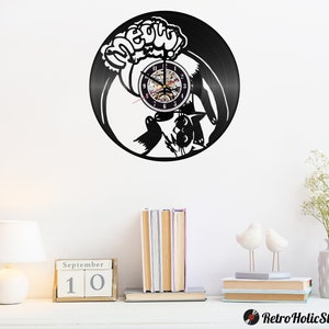 Retro Cat Clock - Perfect Gift for Cat Enthusiasts