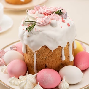 Receta para hornear pan de Pascua Descarga digital / Pan de regalo de Pascua ucraniano (Paska) Libro de cocina PDF / Descarga instantánea de postre casero de Pascua