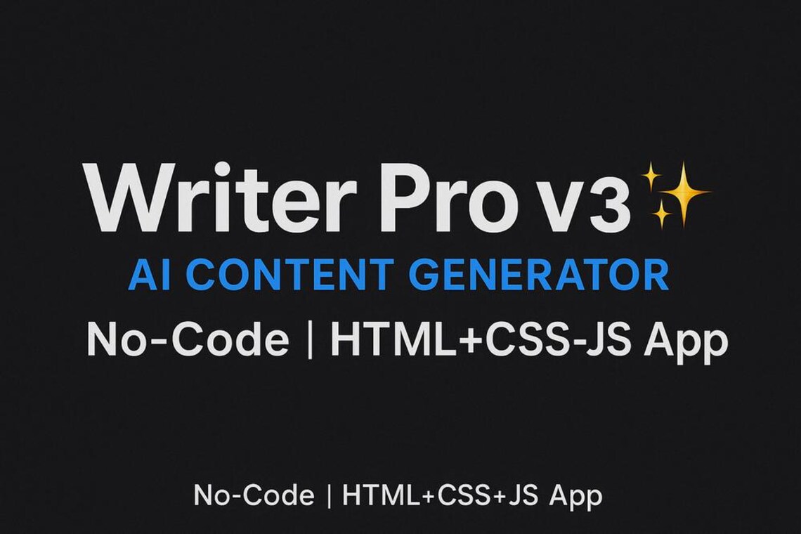 Writer Pro V3 – AI Writing App (original Software Version) - Etsy