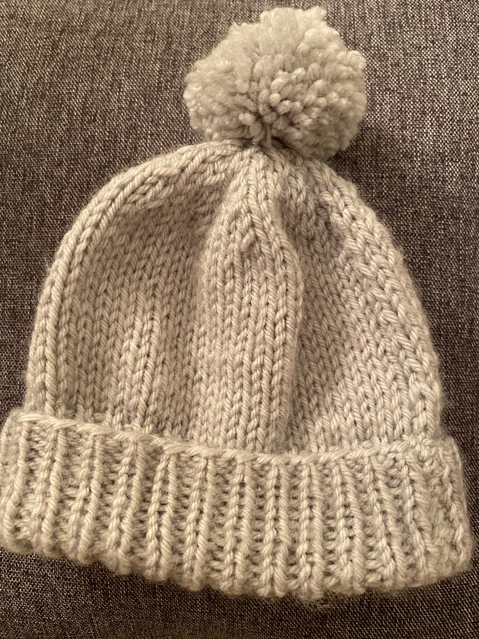 Handmade Knitted Baby Bobble Hat Etsy