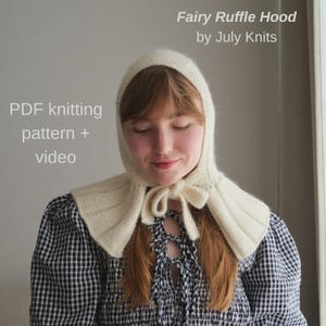 PDF Breipatroon - capuchon met ruches fee
