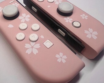 Cherry Blossom Joy-Con Shells – Pastel Pink Sakura, Nintendo Switch OLED