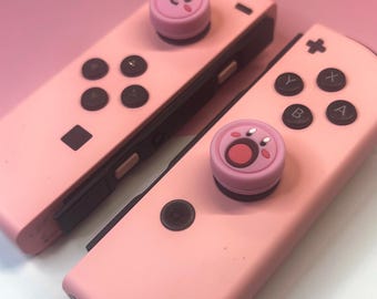 Pink Cute Thumb Grips – Kawaii Joystick Covers | Nintendo Switch & OLED Accessories