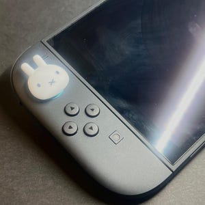 Bunny Style Thumb Grips – Bunny Joystick Covers | Cute Nintendo Switch 2 Accessories | Soft Silicone Minimal Caps image 6