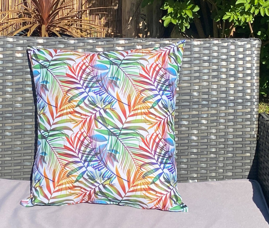 Outdoor Water Resistant Cushions Waterproof Garden Cushion Etsy UK