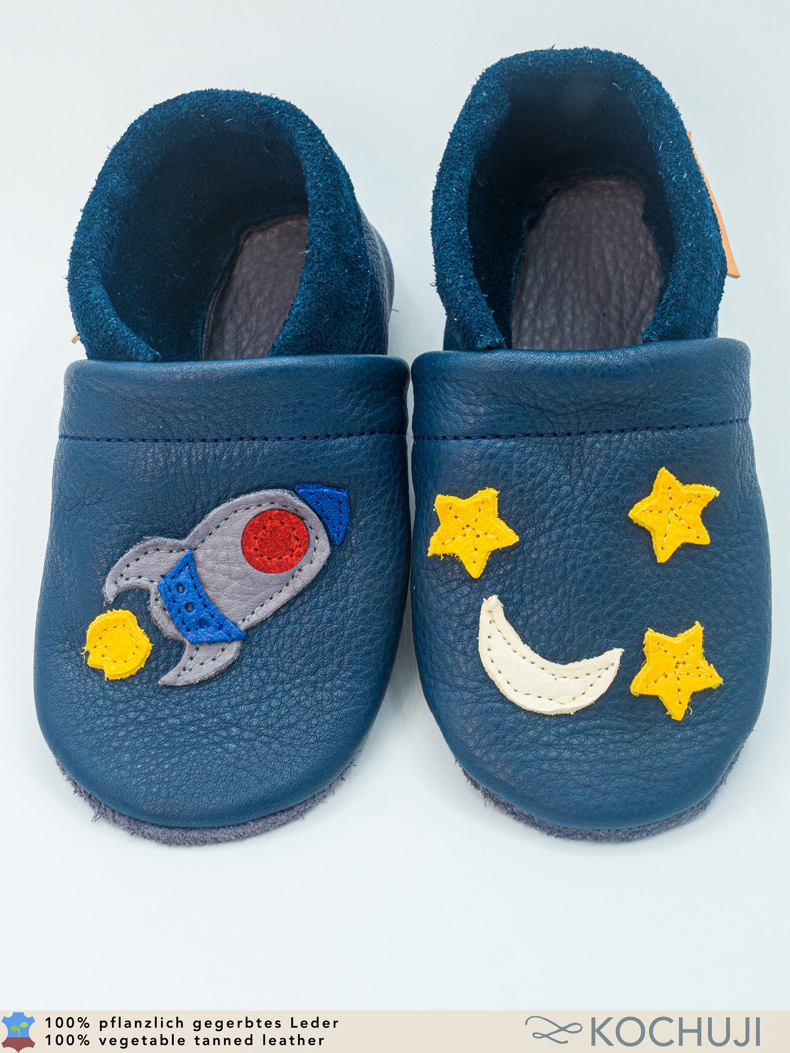 Organic Leather Slippers / Rocket / Space Ship / Baby Booties - Etsy Canada