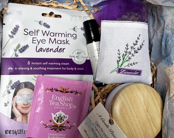 Self Care Gift Box | Lavender Relaxation Set | Letterbox Calm Ritual