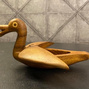 Handcrafted Wooden Duck Holder