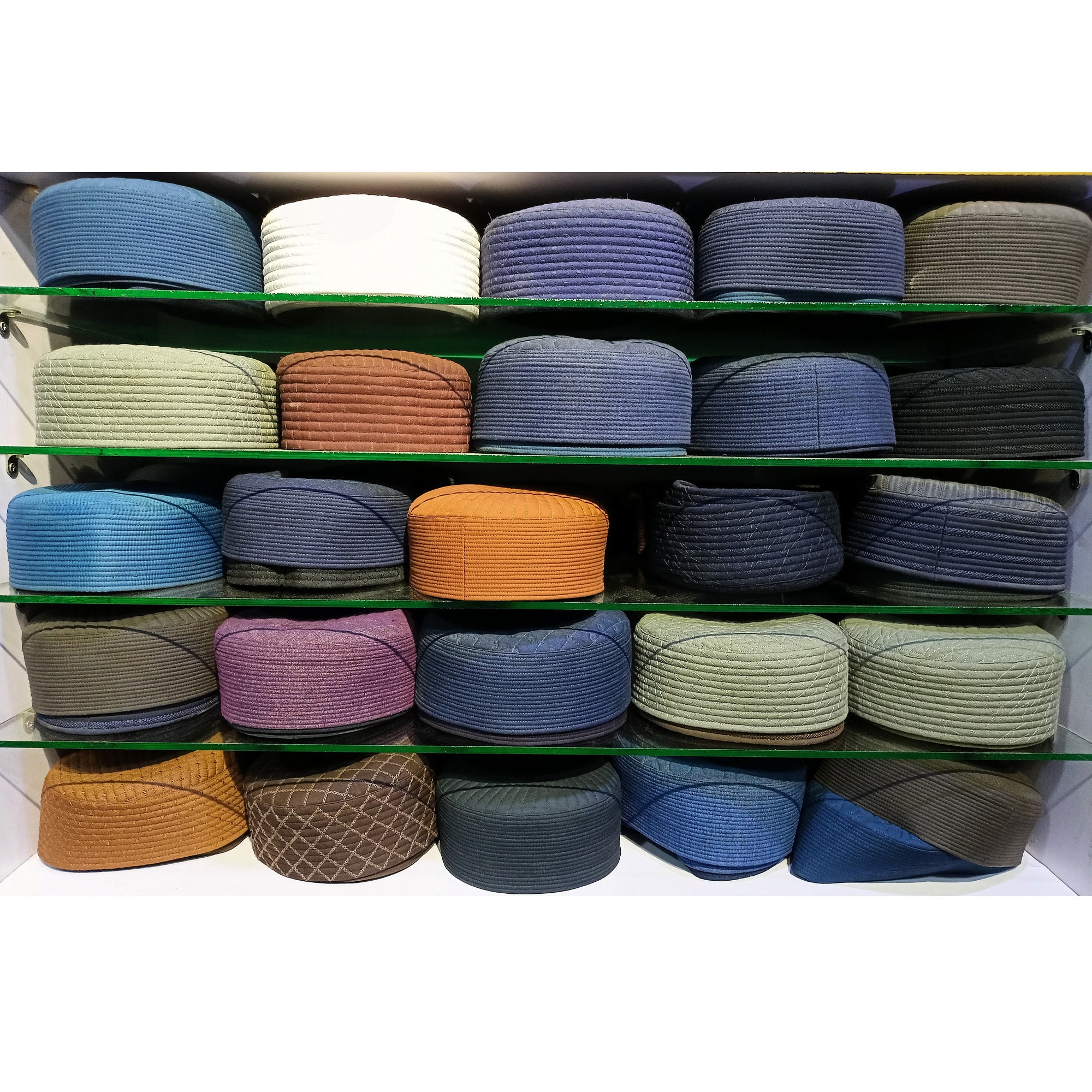 Bundle Offer Kufi Caps Hand Made Men Skull Cap Muslim Islamic Prayer