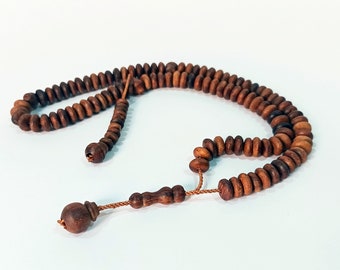 Prayers Beads Made by Brown Wood, Tasbih Counter Premium Quality Rosary beads, Tasbeeh Prayers Beads