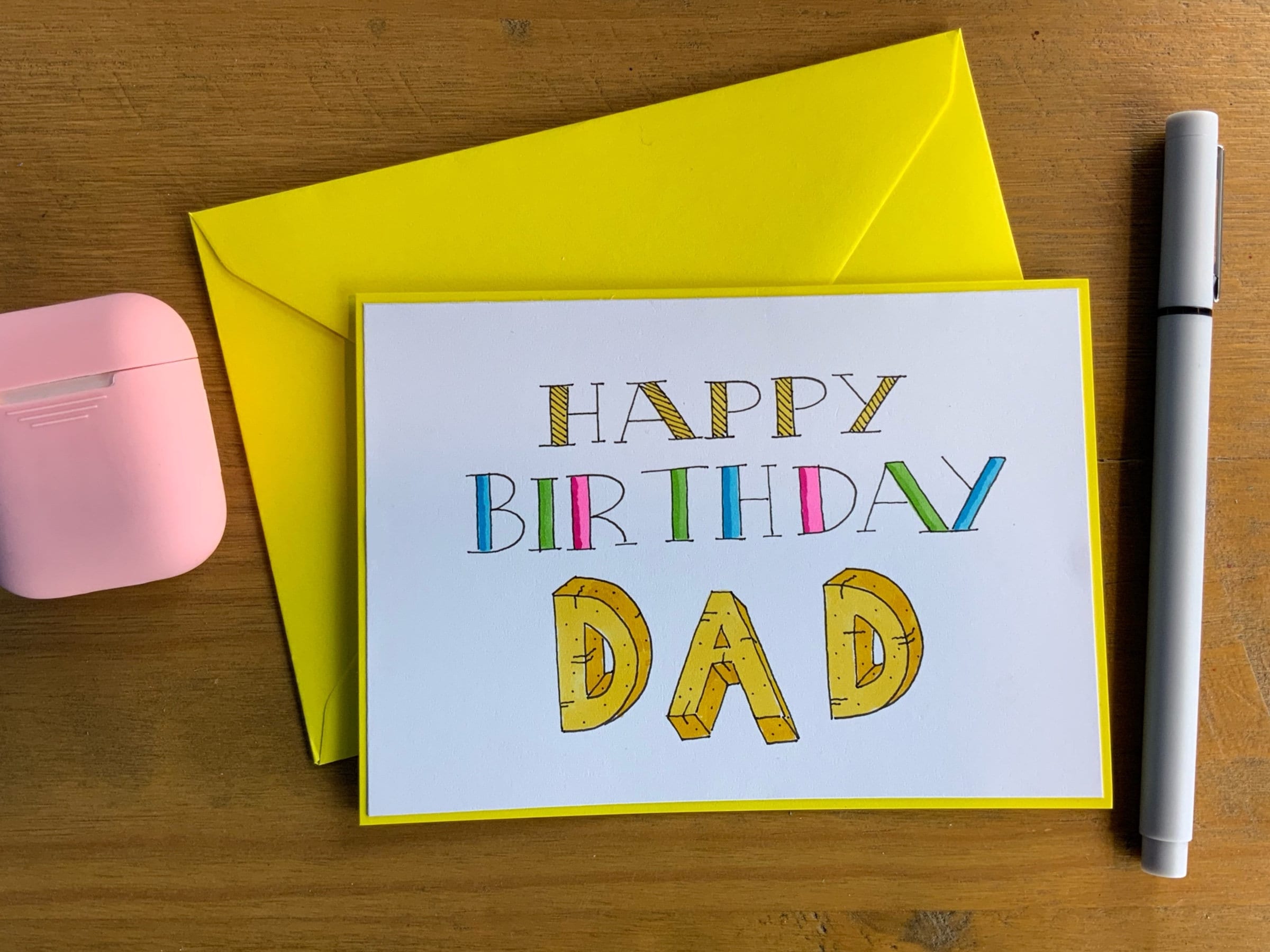 Alles Gute zum Geburtstag Papa Karte Etsy
