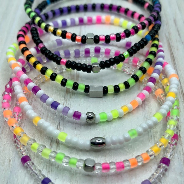 Neon Seed Beads Etsy