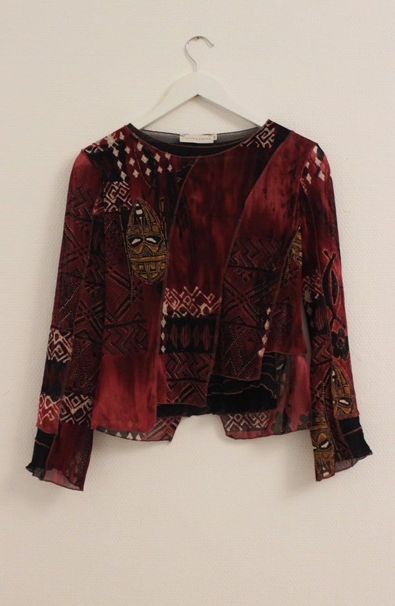 vintage like jean paul gaultier cache cache mesh t