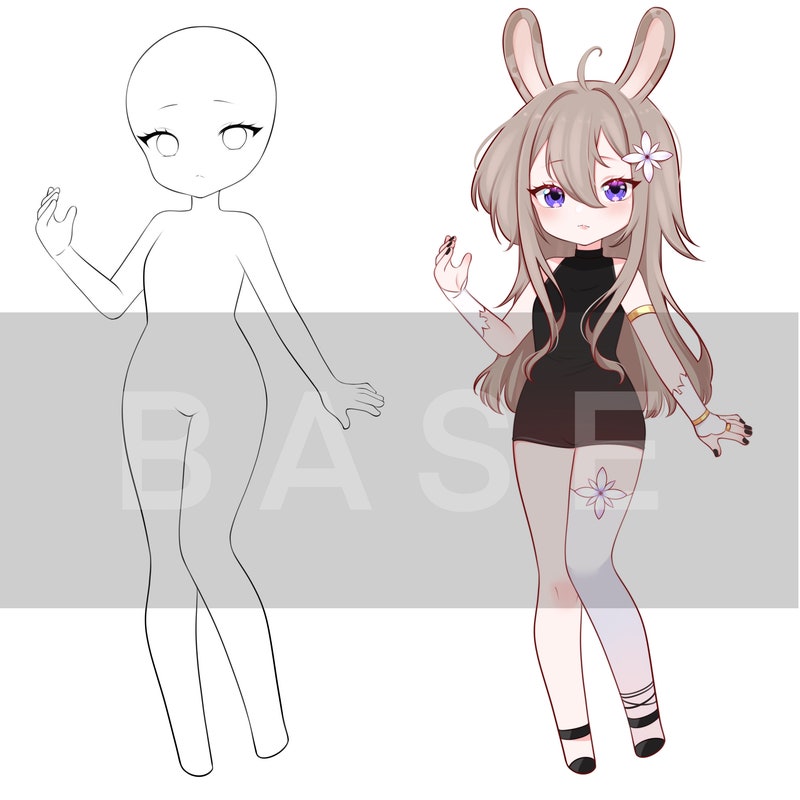 Body Base Moveable Oc Body Base - Etsy