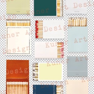Benutzerdefinierte Streichholzbriefchen Vorlage: Bunt bearbeitbar DIY Geschenk, Streichholzschachtel Kunst (Digitaler Download) Bild 5