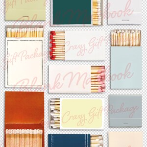 BLANK MATCHBOX Art Mathcbook Gift Printy Custom Matches
