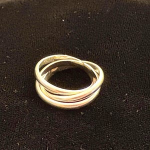Sterling Silver Intertwined Ring