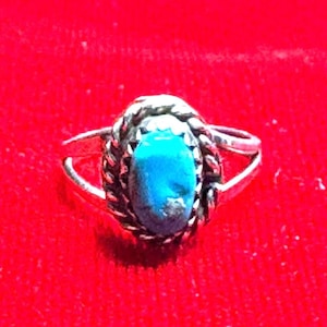 Navajo Turquoise and Silver Ring